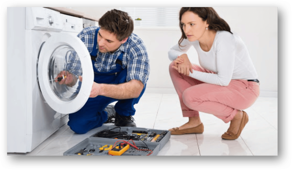 Dryer Repair with Woman