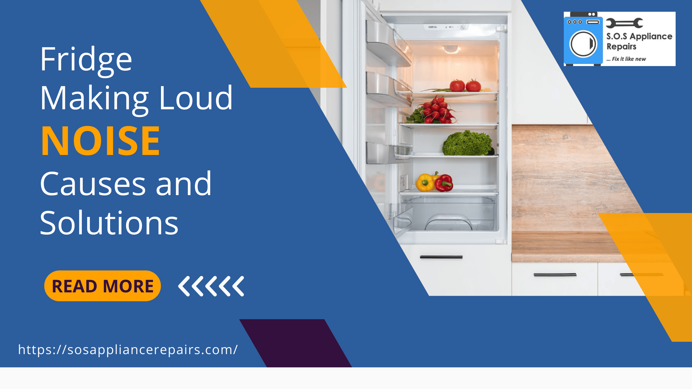 fridge making loud noise - sos appliance repairs